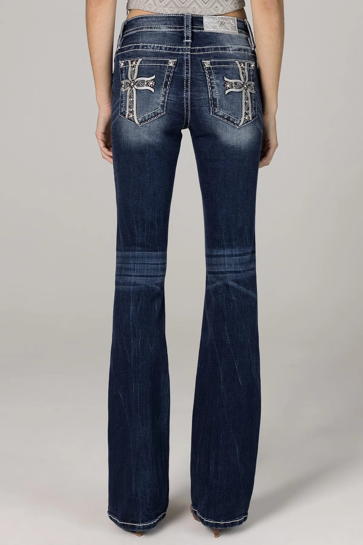 Cross Gift Bootcut Jeans sold by Miss Me