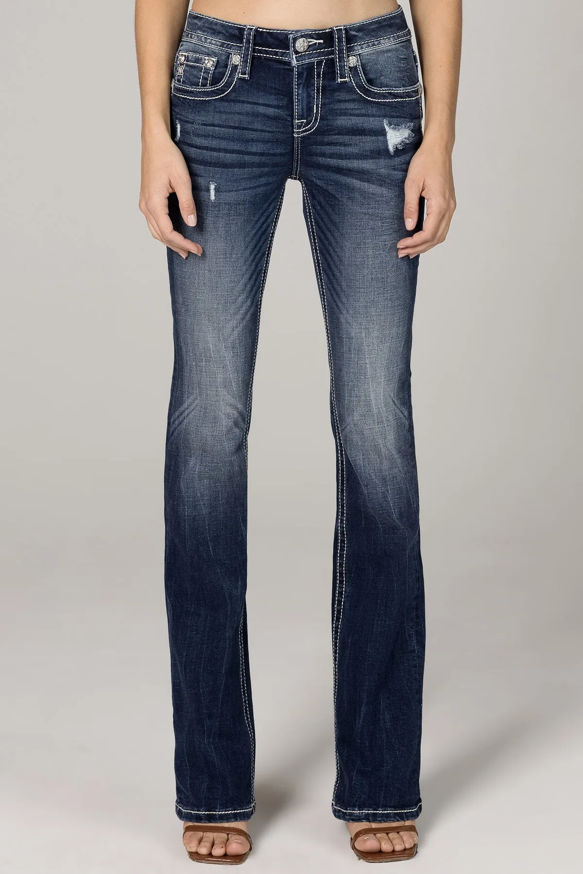 Cross Gift Bootcut Jeans sold by Miss Me product image thumbnail 4