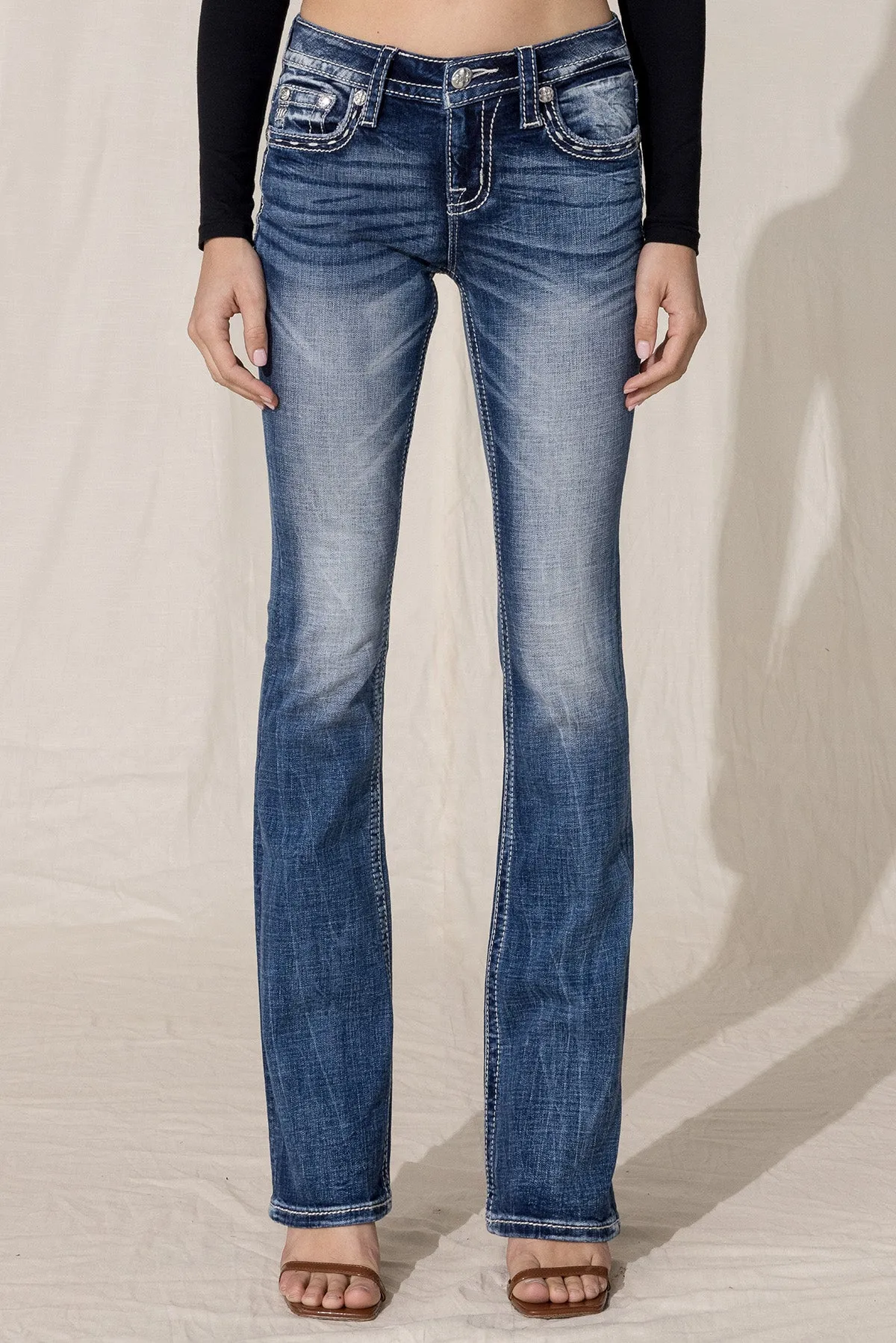 Tribal Wing Bootcut Jeans sold by Miss Me product image thumbnail 5