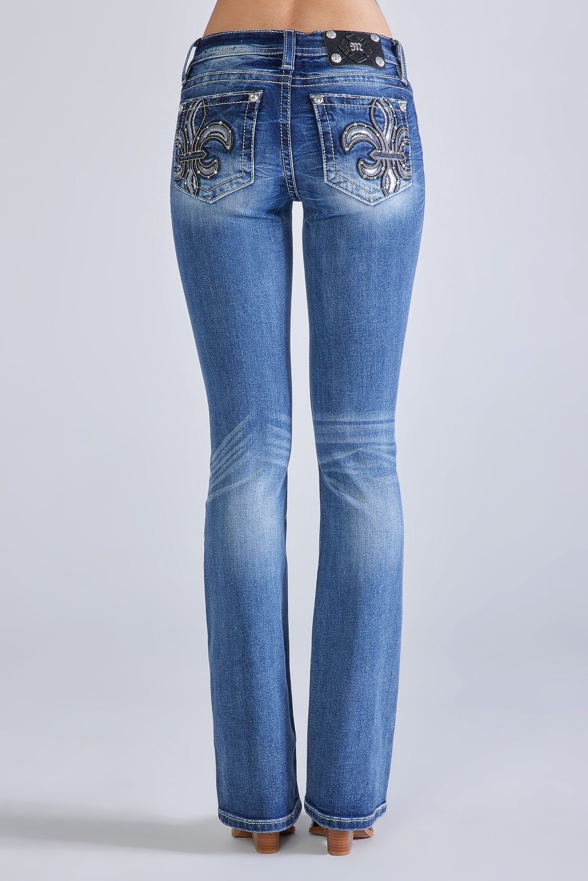 Fleur Life Low Rise Bootcut Jeans sold by Miss Me product image thumbnail 2
