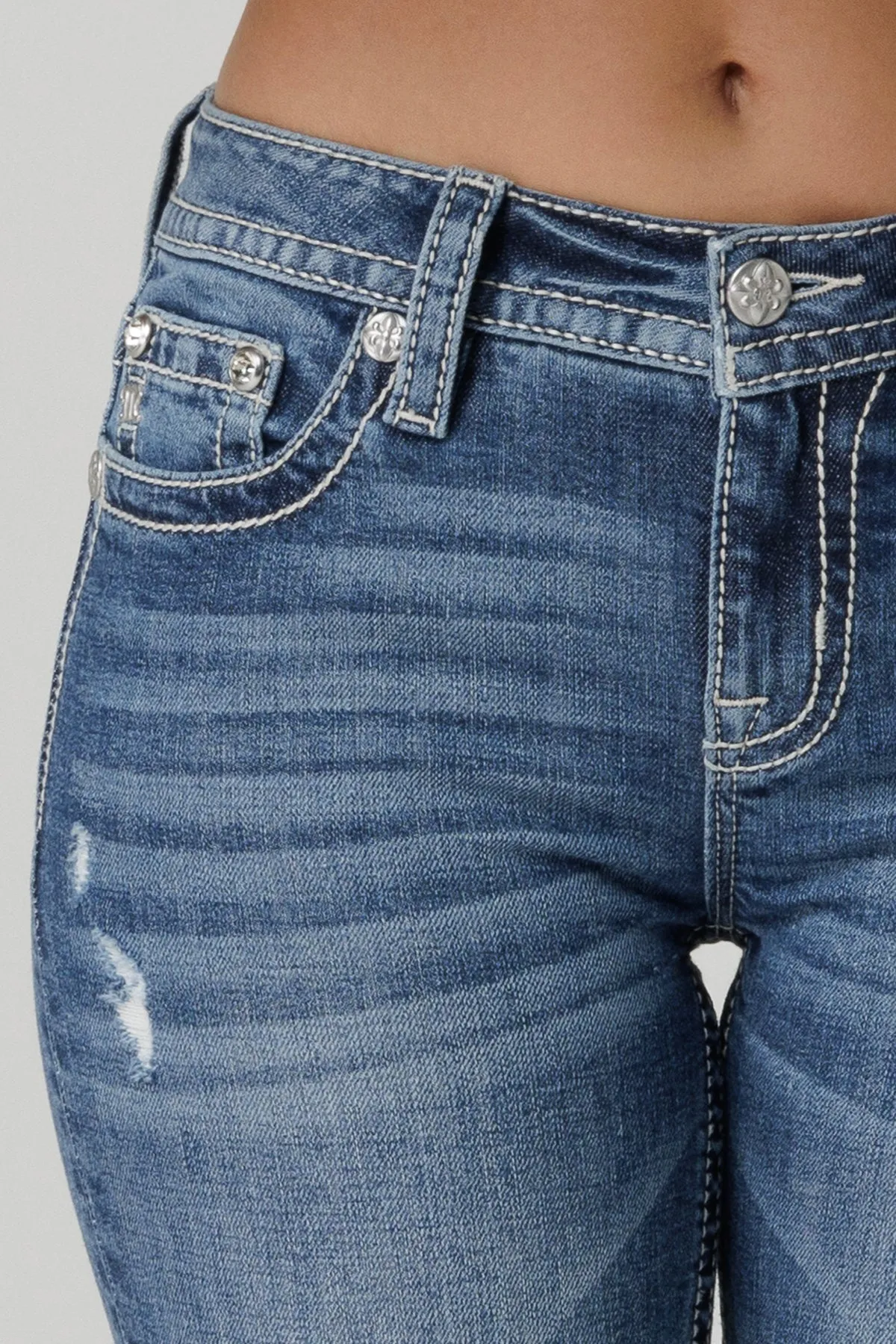 Glistening Cross Bootcut Jeans sold by Miss Me product image thumbnail 4