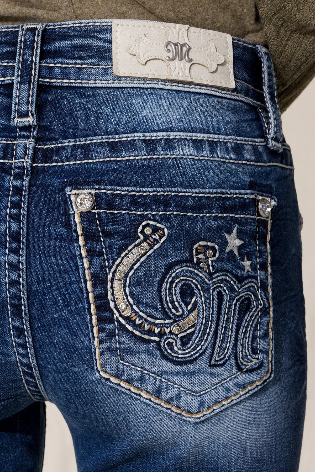 Western Classic Logo Bootcut Jeans sold by Miss Me product image thumbnail 4