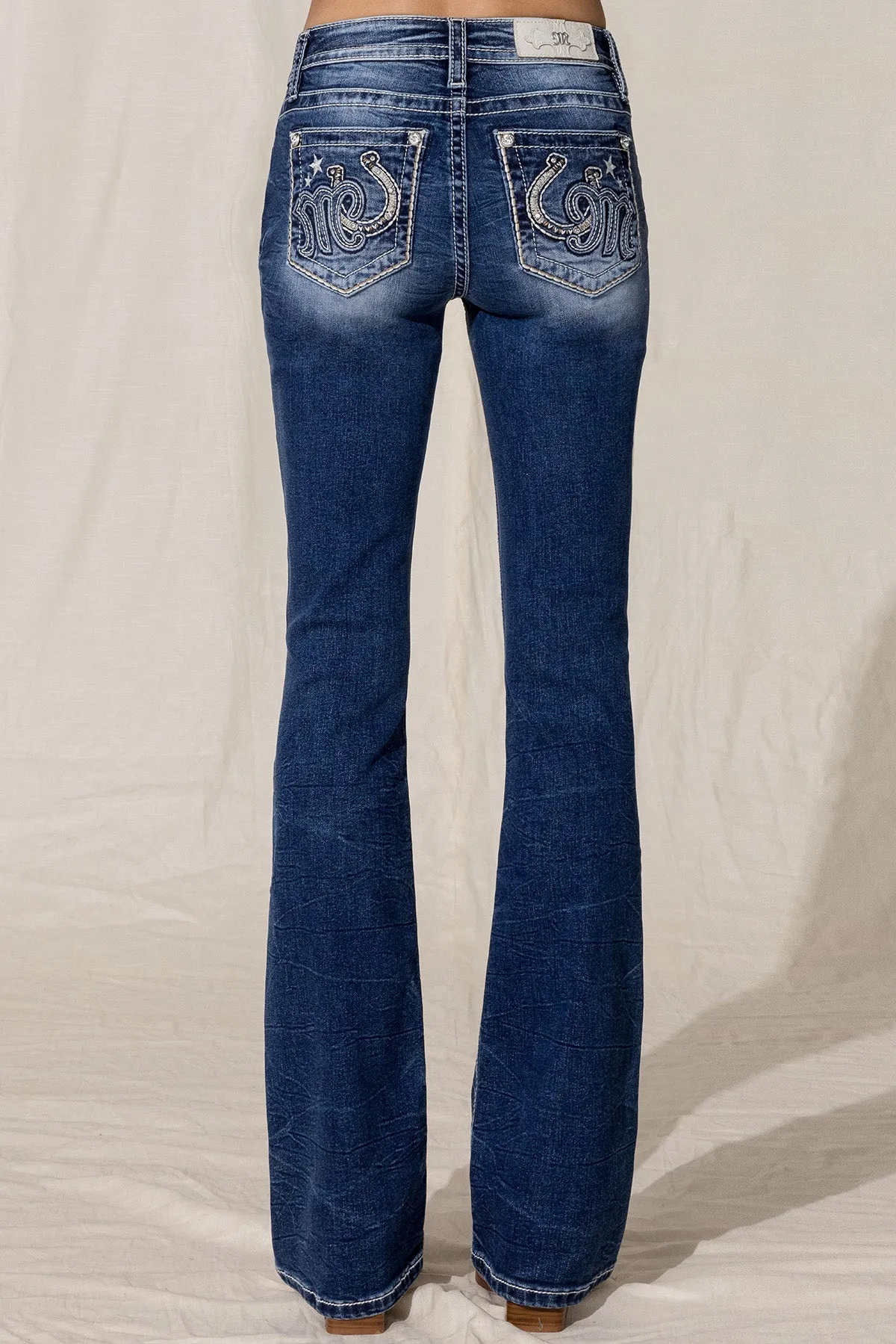 Western Classic Logo Bootcut Jeans sold by Miss Me