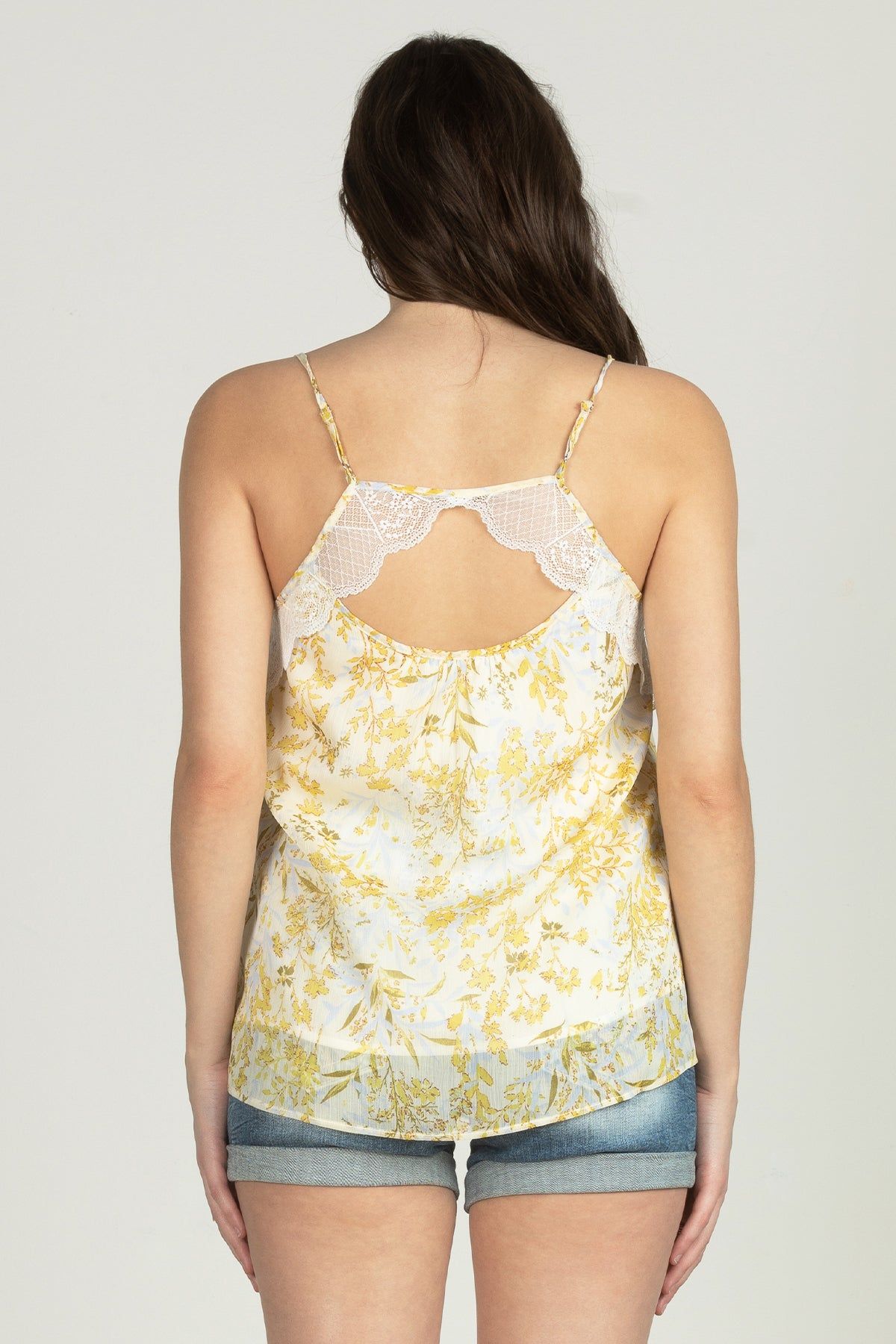 Multi Floral Lace Cami sold by Miss Me product image thumbnail 5