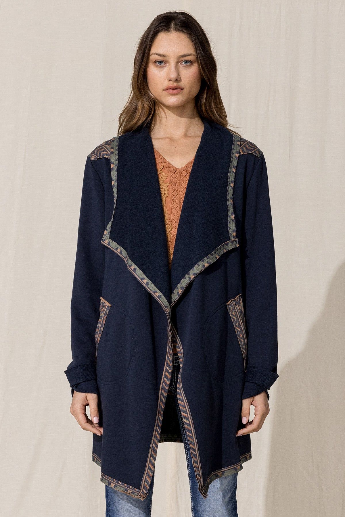 Aztec Knit Cardigan sold by Miss Me product image thumbnail 6