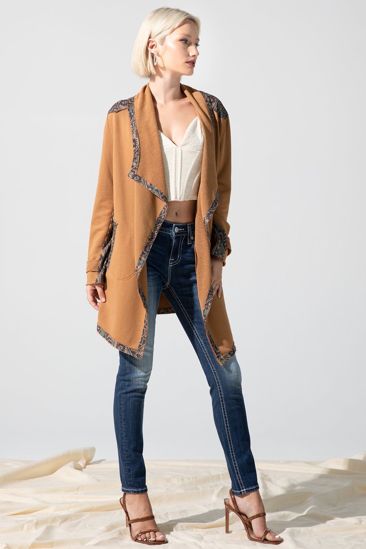 Aztec Knit Cardigan sold by Miss Me product image thumbnail 4