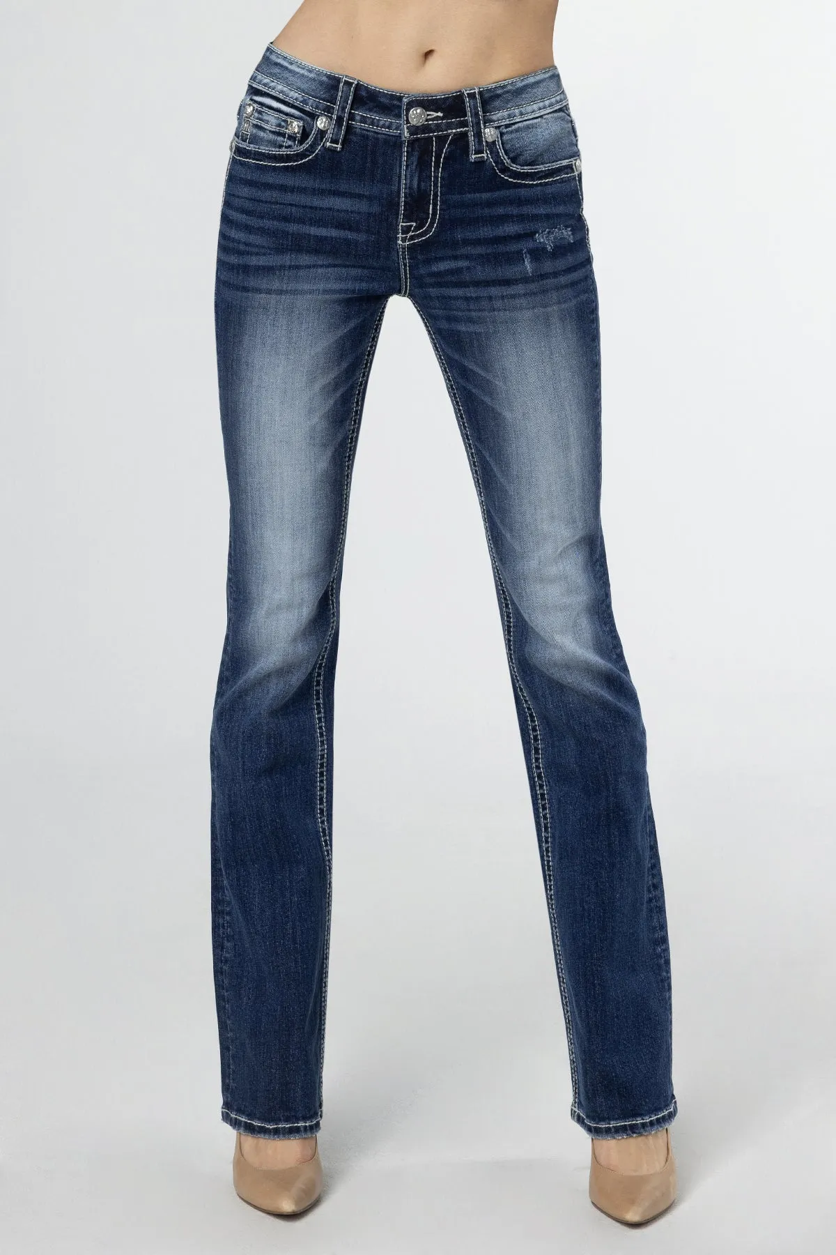 Shining Horseshoe Bootcut Jeans sold by Miss Me product image thumbnail 2