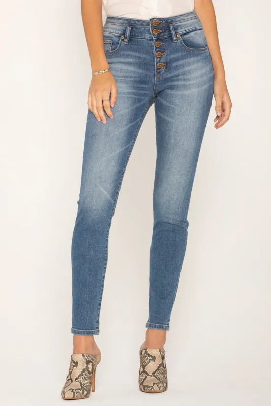 Classic Buttons Skinny Jeans sold by Miss Me