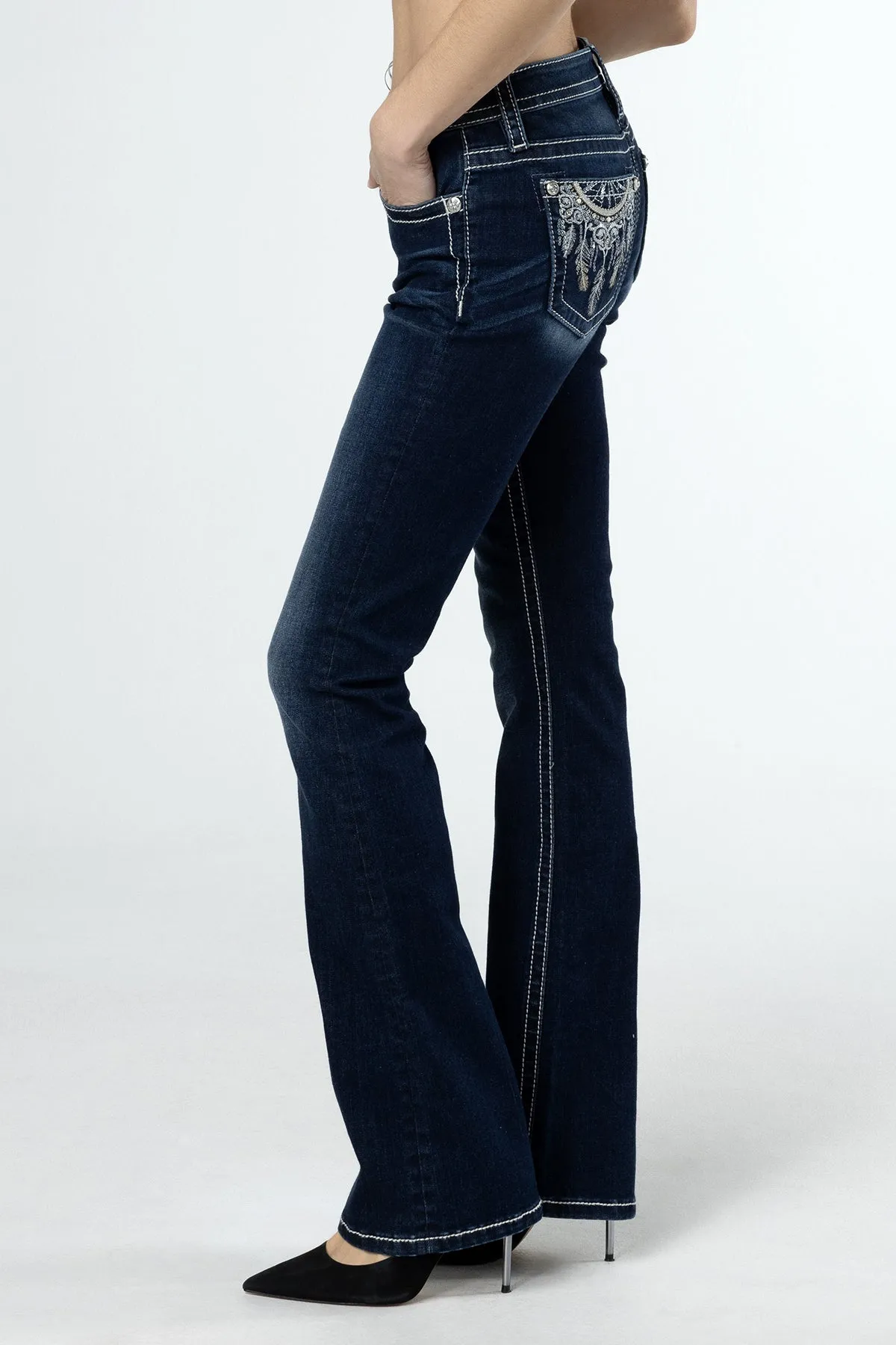 Sweet Dreams Bootcut Jeans sold by Miss Me product image thumbnail 3