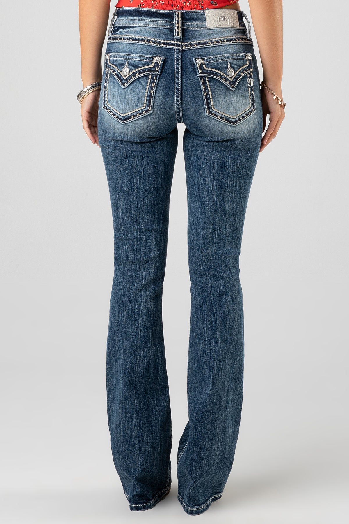Everyday Saddle Stitch Bootcut Jeans sold by Miss Me