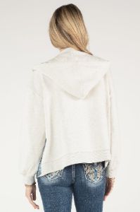 Sequin Denim Hoodie Jacket sold by Miss Me