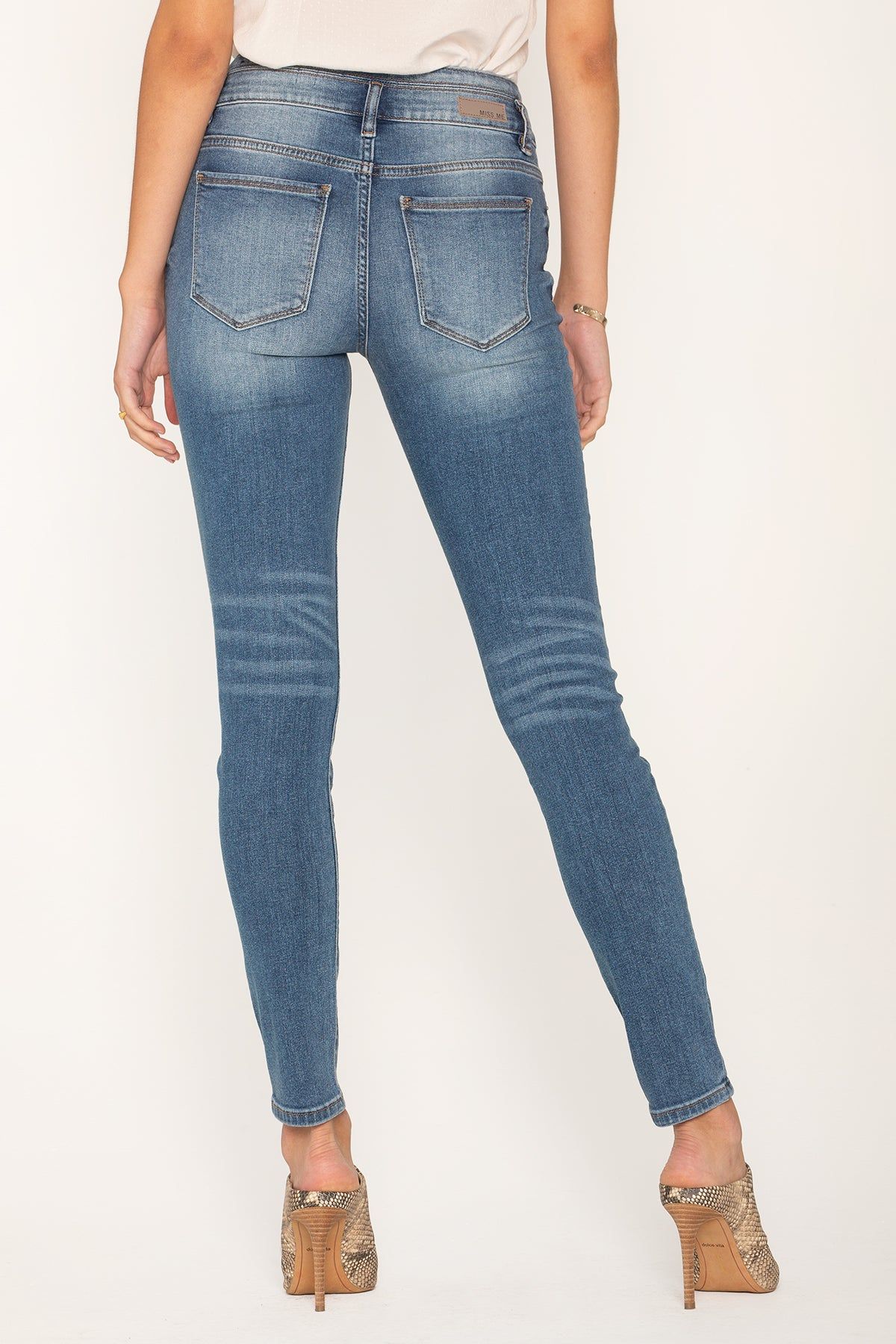 Classic Buttons Skinny Jeans sold by Miss Me product image thumbnail 3
