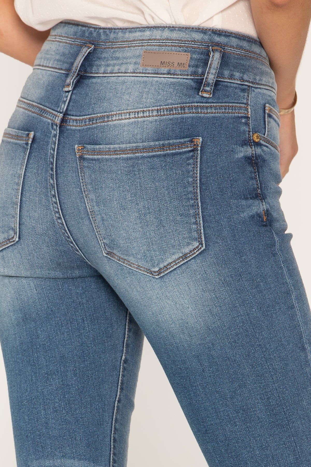 Classic Buttons Skinny Jeans sold by Miss Me product image thumbnail 4