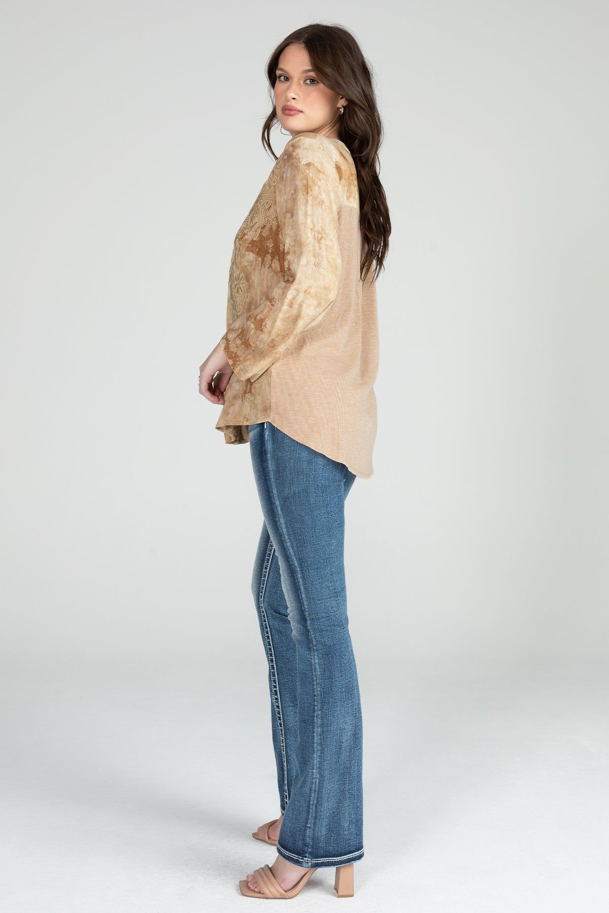 Tie Dye Embroidered Top sold by Miss Me product image thumbnail 2