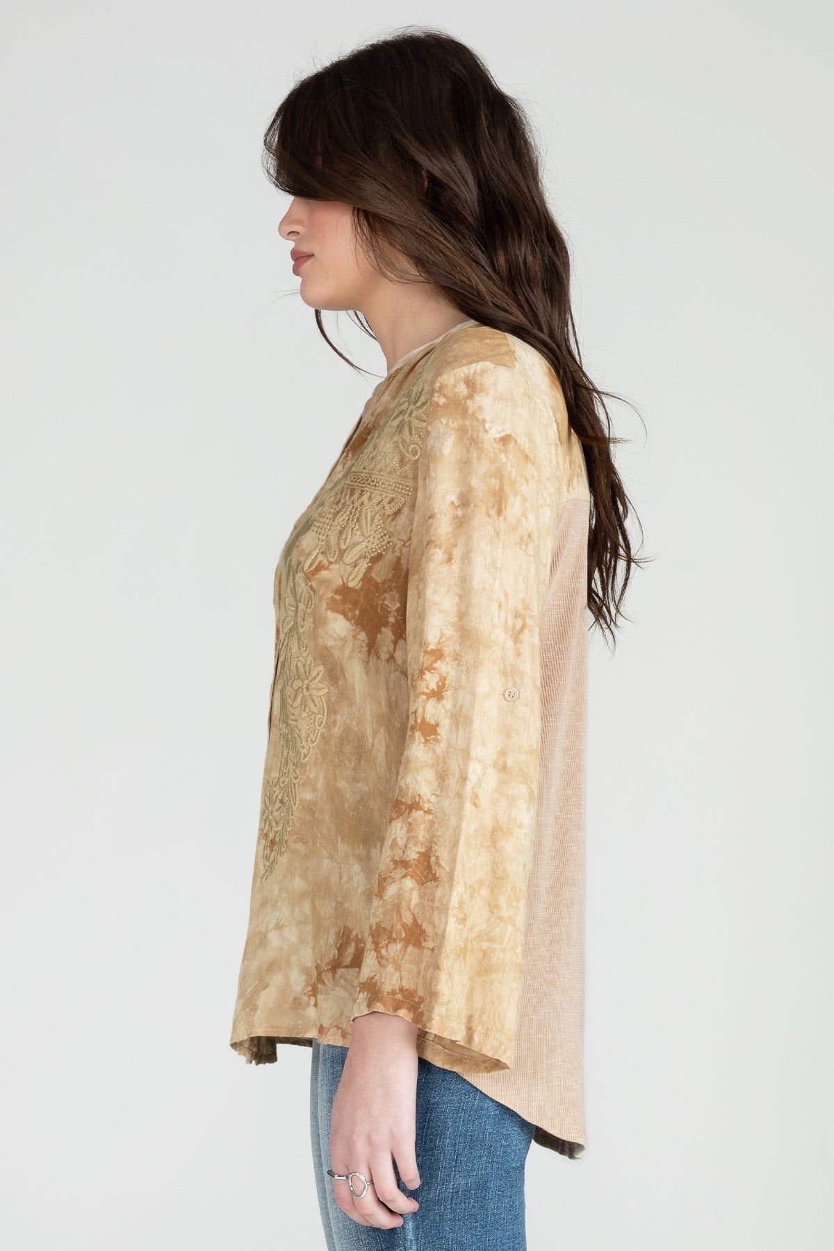 Tie Dye Embroidered Top sold by Miss Me product image thumbnail 5