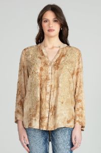 Tie Dye Embroidered Top sold by Miss Me
