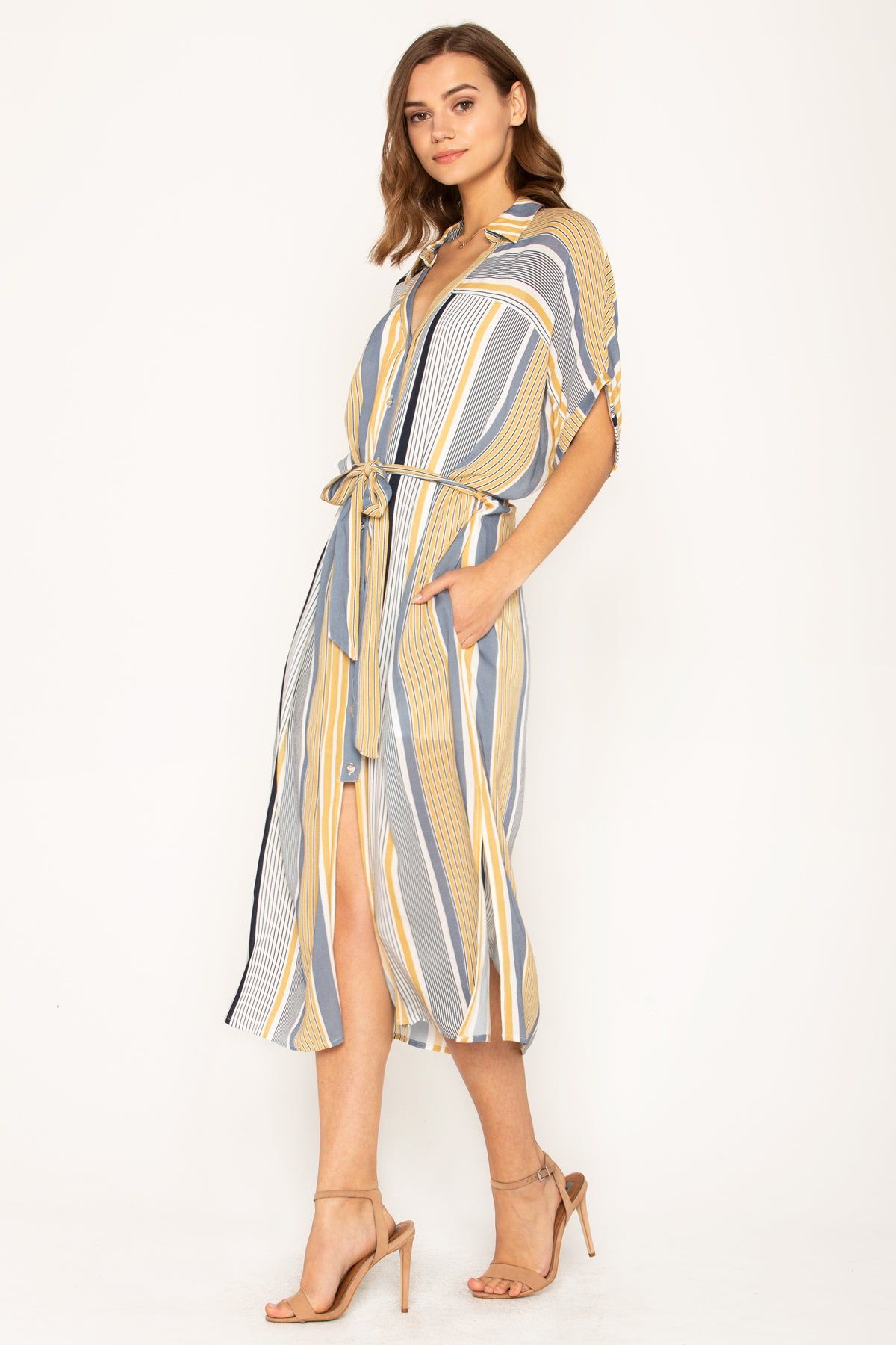 Bold Essentials Midi Shirt Dress sold by Miss Me product image thumbnail 2