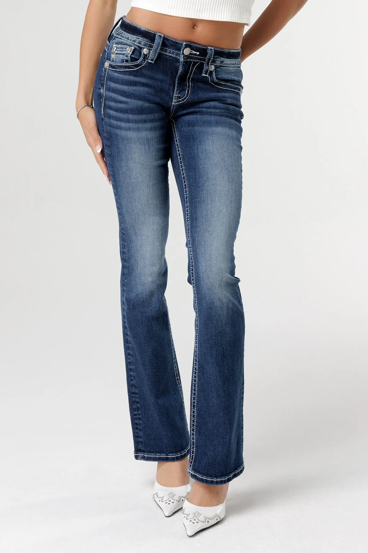 Blossoming Cross Bootcut Jeans sold by Miss Me product image thumbnail 2