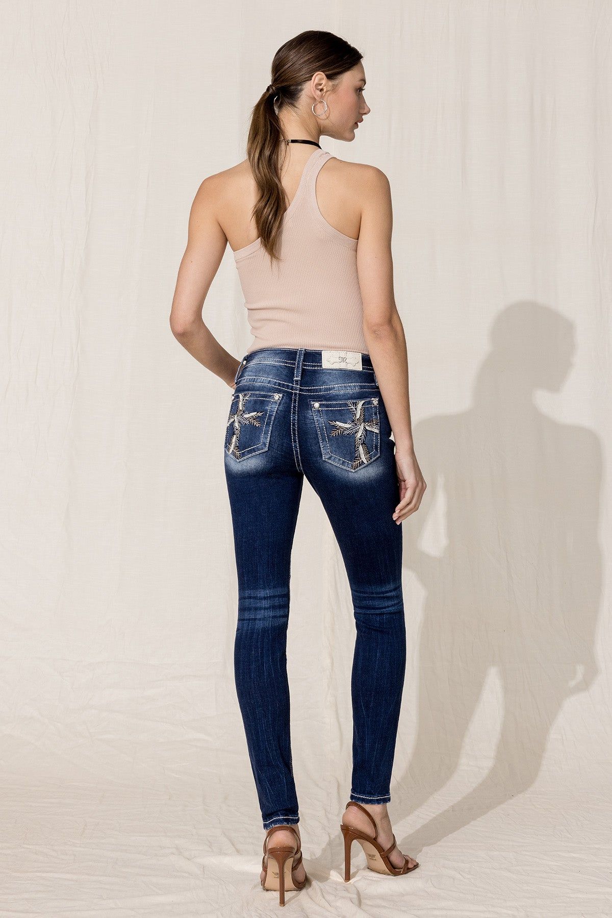 Nature's Cross Skinny Jean sold by Miss Me product image thumbnail 3