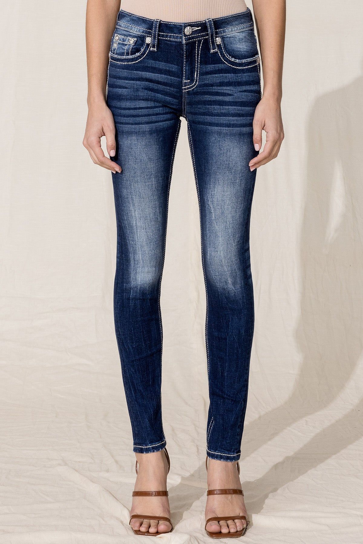 Nature's Cross Skinny Jean sold by Miss Me product image thumbnail 4