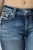 Silver Angel Down Wings Bootcut Jeans sold by Miss Me
