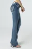 Silver Angel Down Wings Bootcut Jeans sold by Miss Me