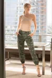 Weekend Getaway High Rise Cargo Jeans sold by Miss Me