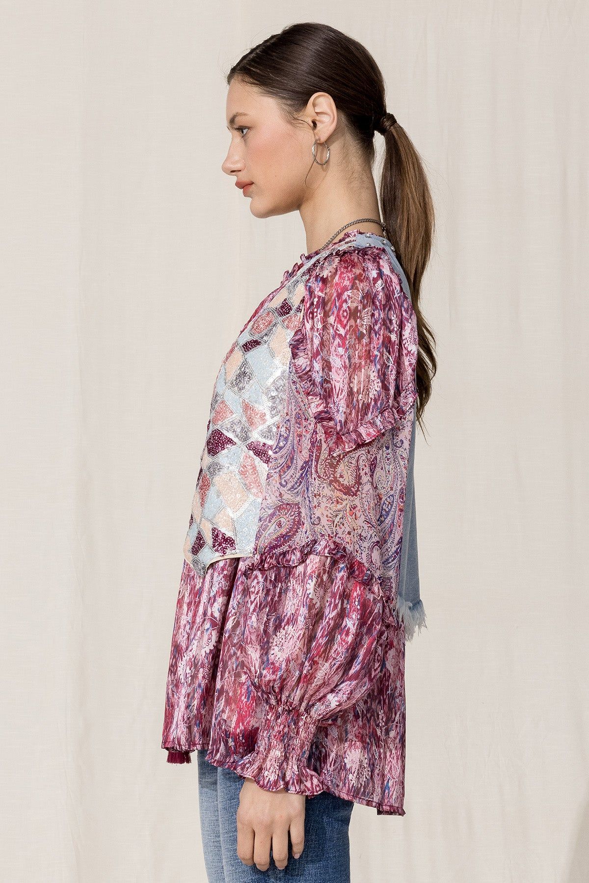 Sequin Vest sold by Miss Me product image thumbnail 4