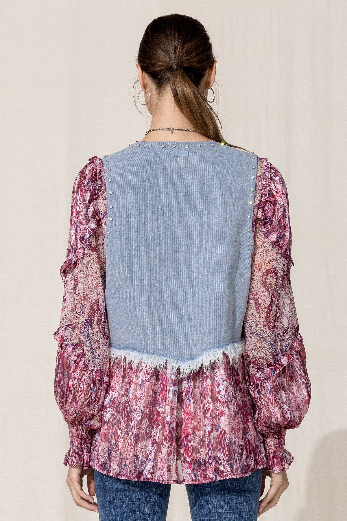 Sequin Vest sold by Miss Me product image thumbnail 3