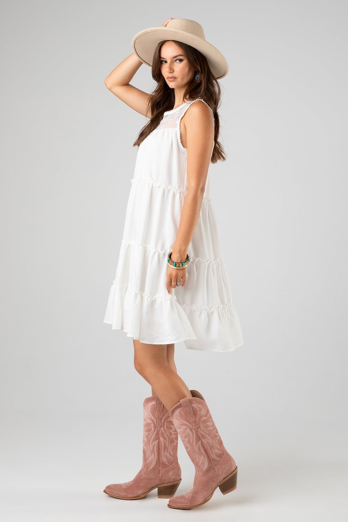 Sheer Midi Dress sold by Miss Me