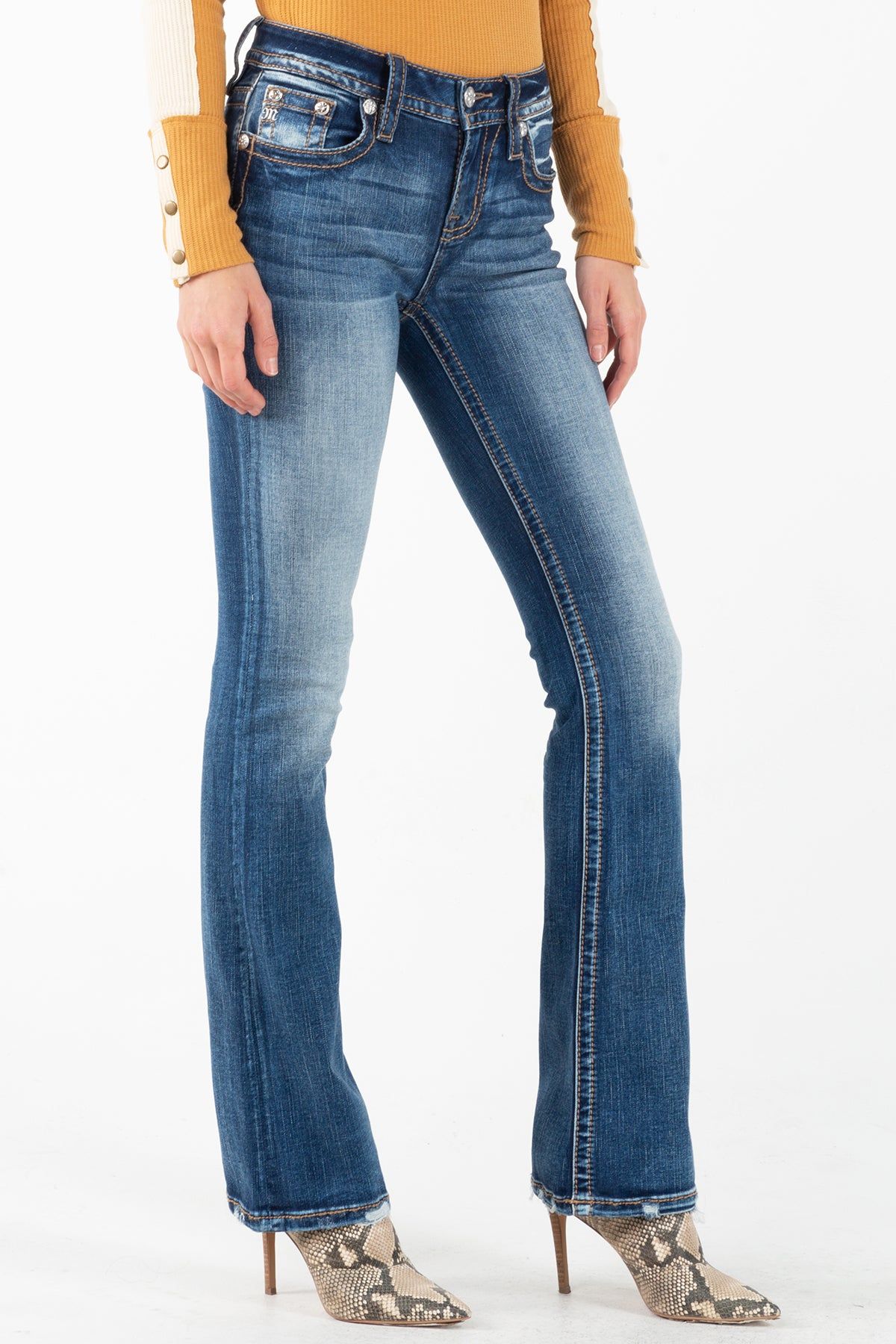 Simple n Sassy Bootcut Jeans sold by Miss Me product image thumbnail 3