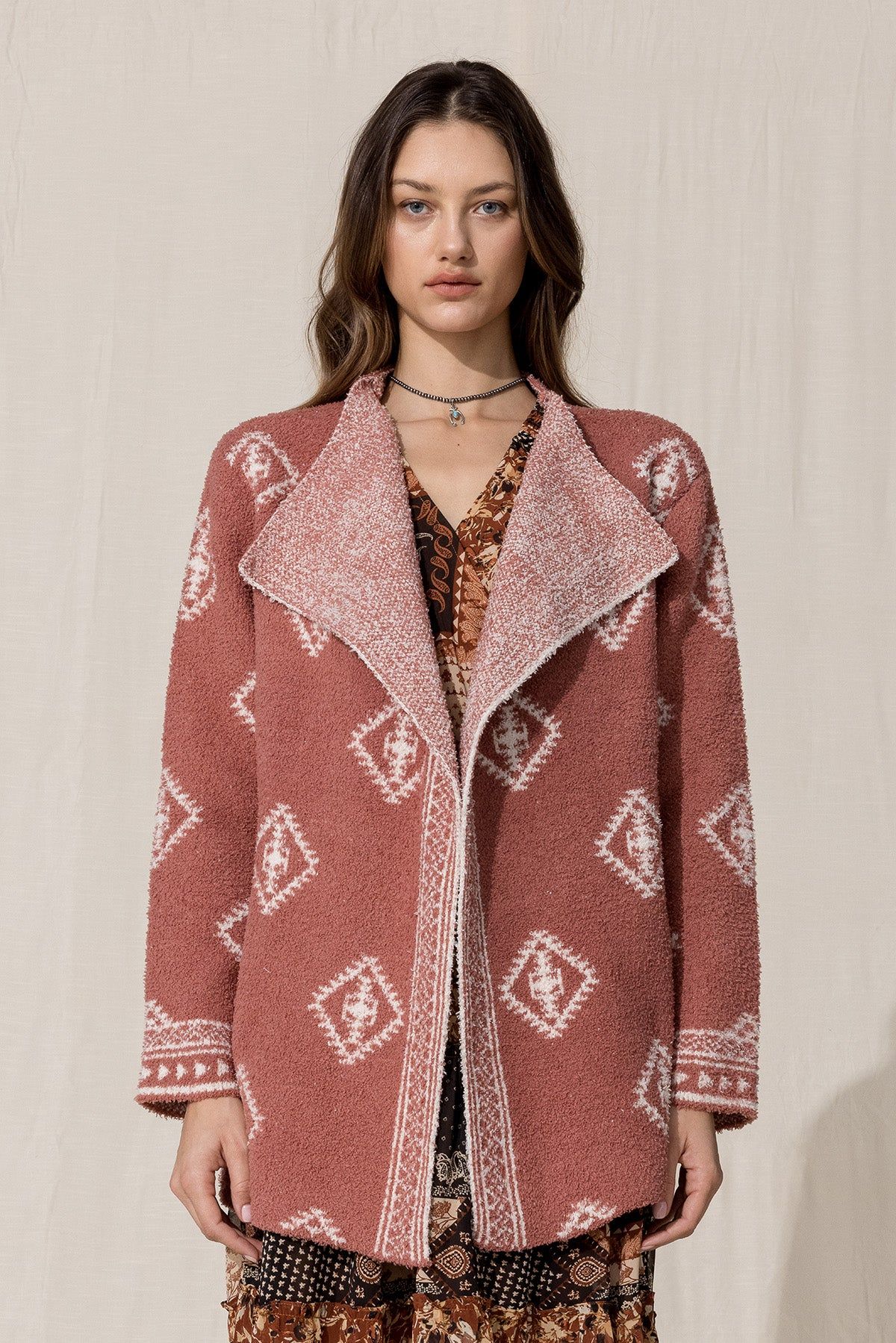 Aztec Open Cardigan sold by Miss Me product image thumbnail 2