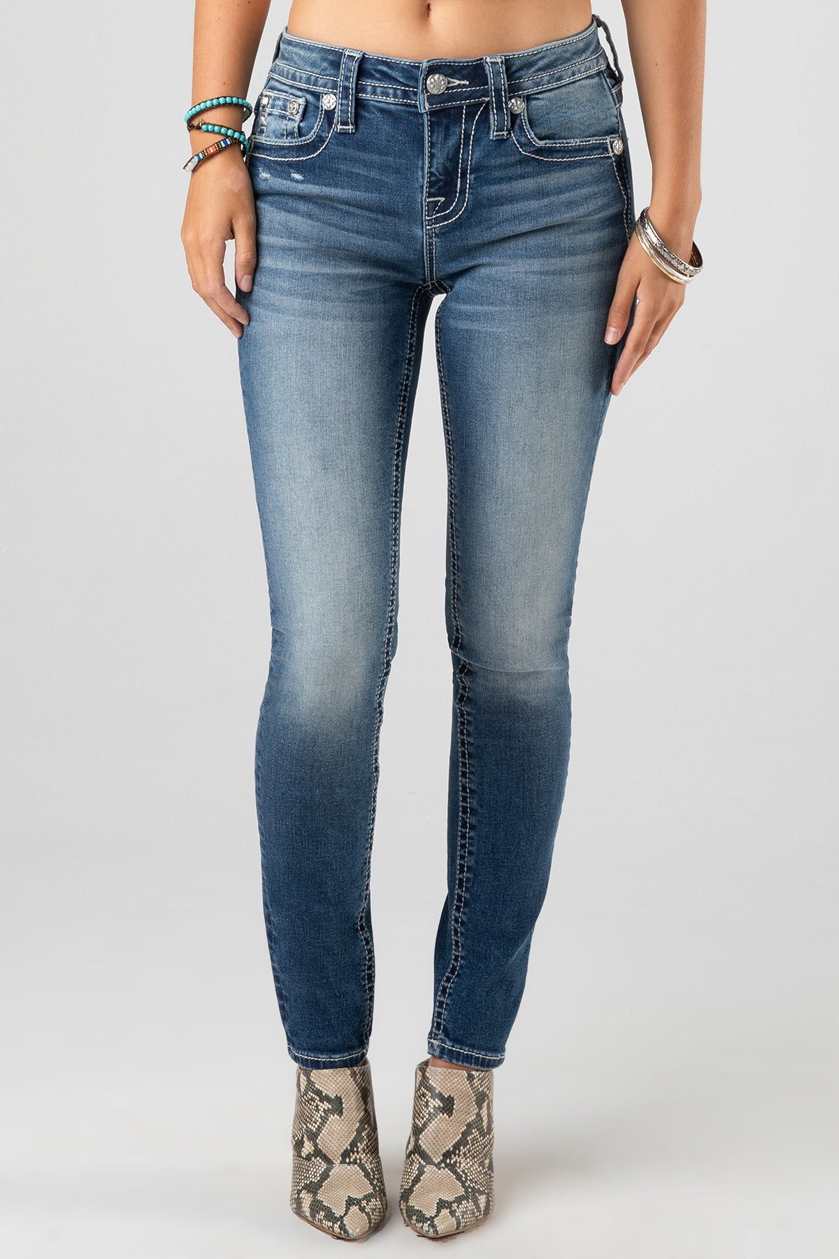 Tropic Stones Skinny Jeans sold by Miss Me product image thumbnail 2