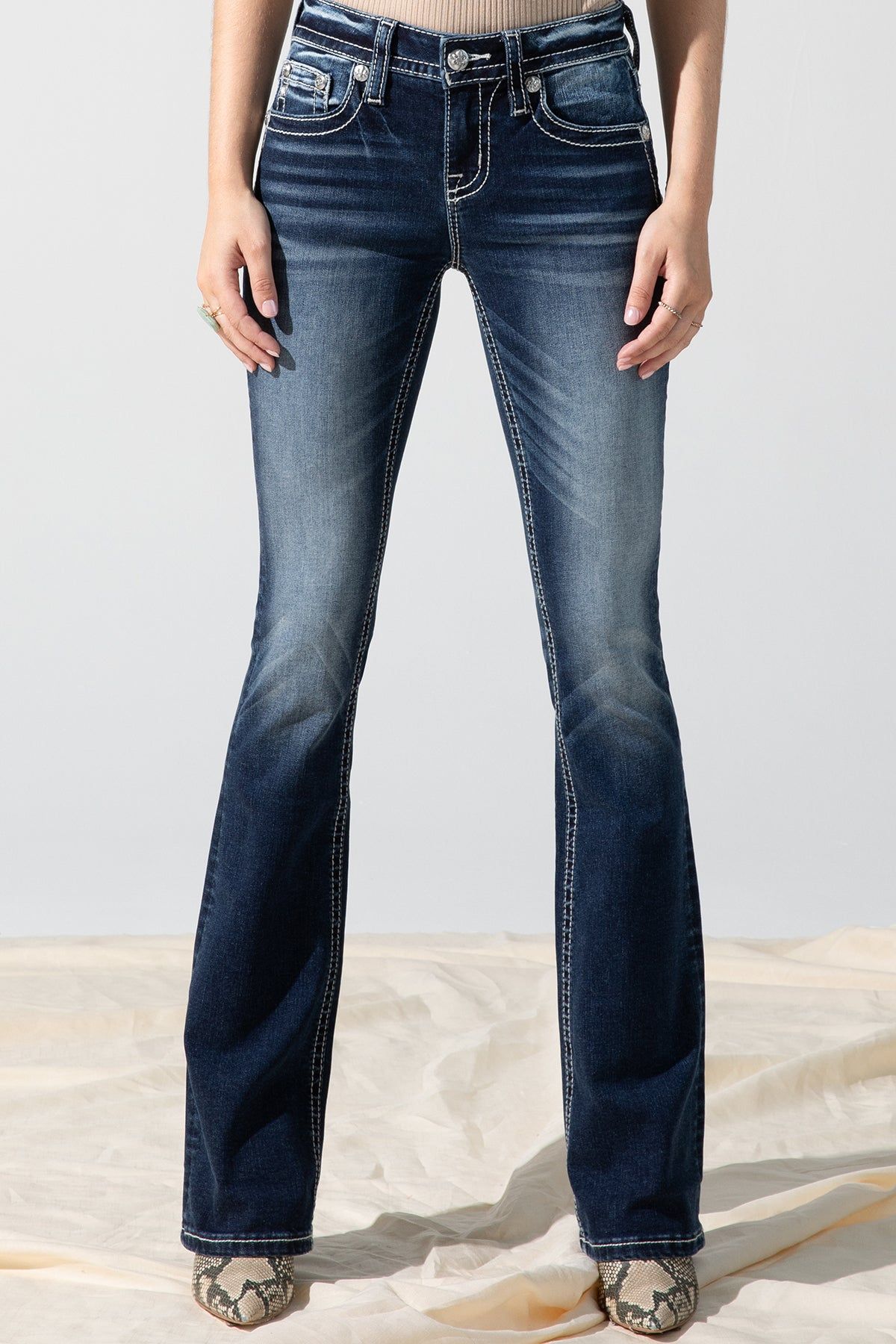 Angel Wing Bootcut Jeans sold by Miss Me product image thumbnail 2