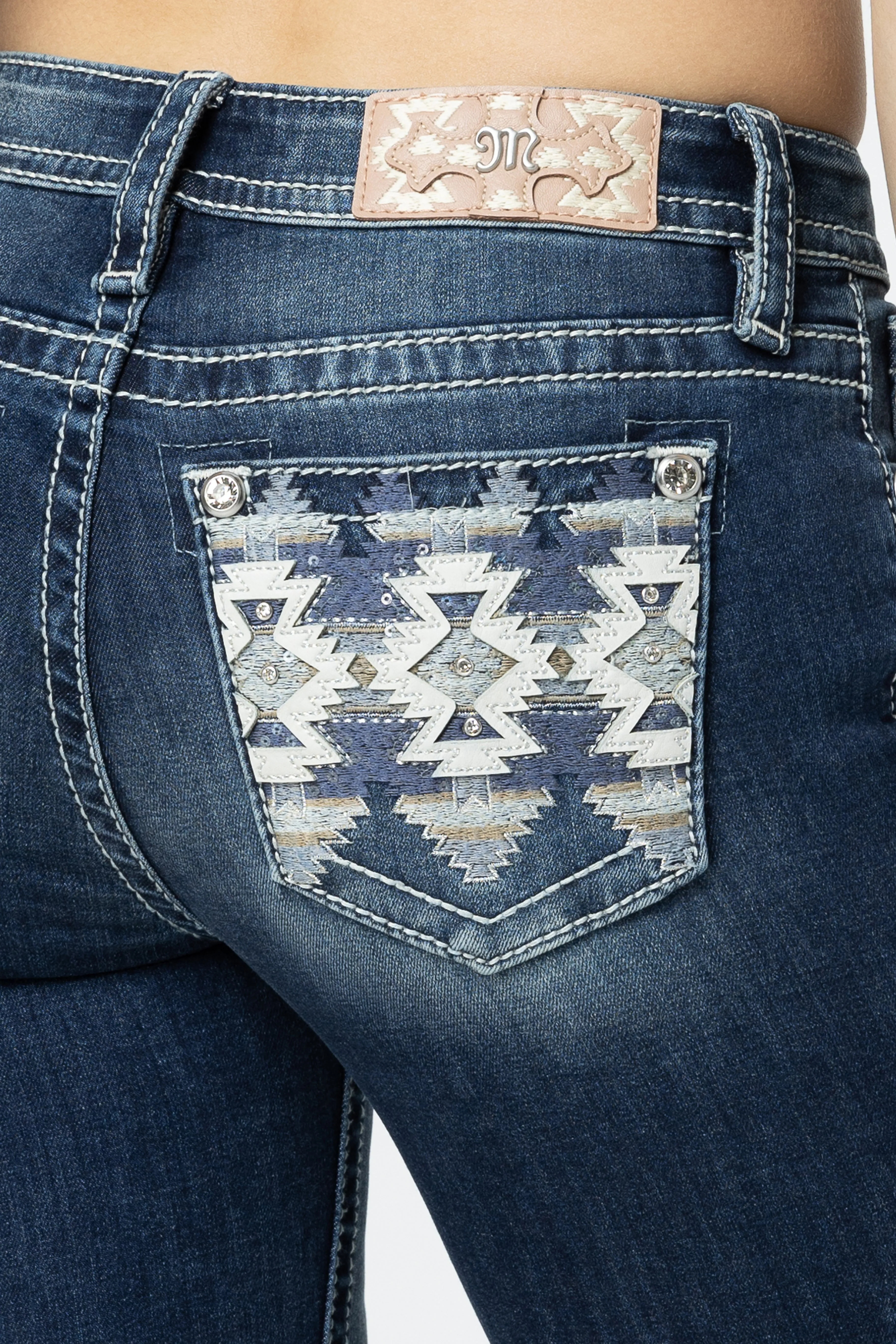 Aztec Haze Bootcut Jeans sold by Miss Me product image thumbnail 4