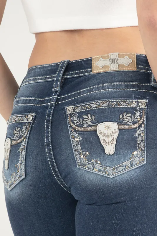 Autumn Longhorn Bootcut Jeans sold by Miss Me