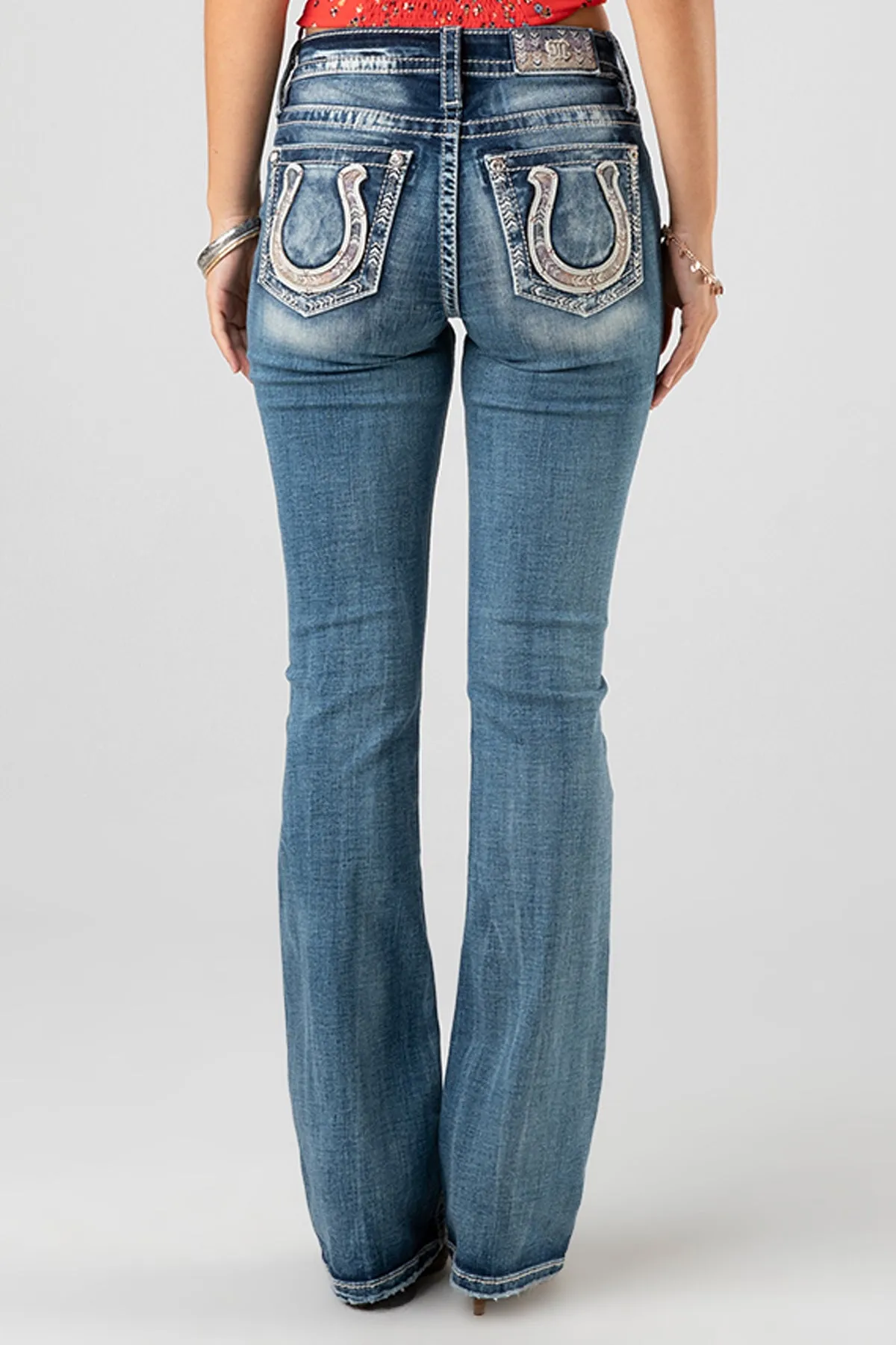 Lucky Bootcut Jeans sold by Miss Me