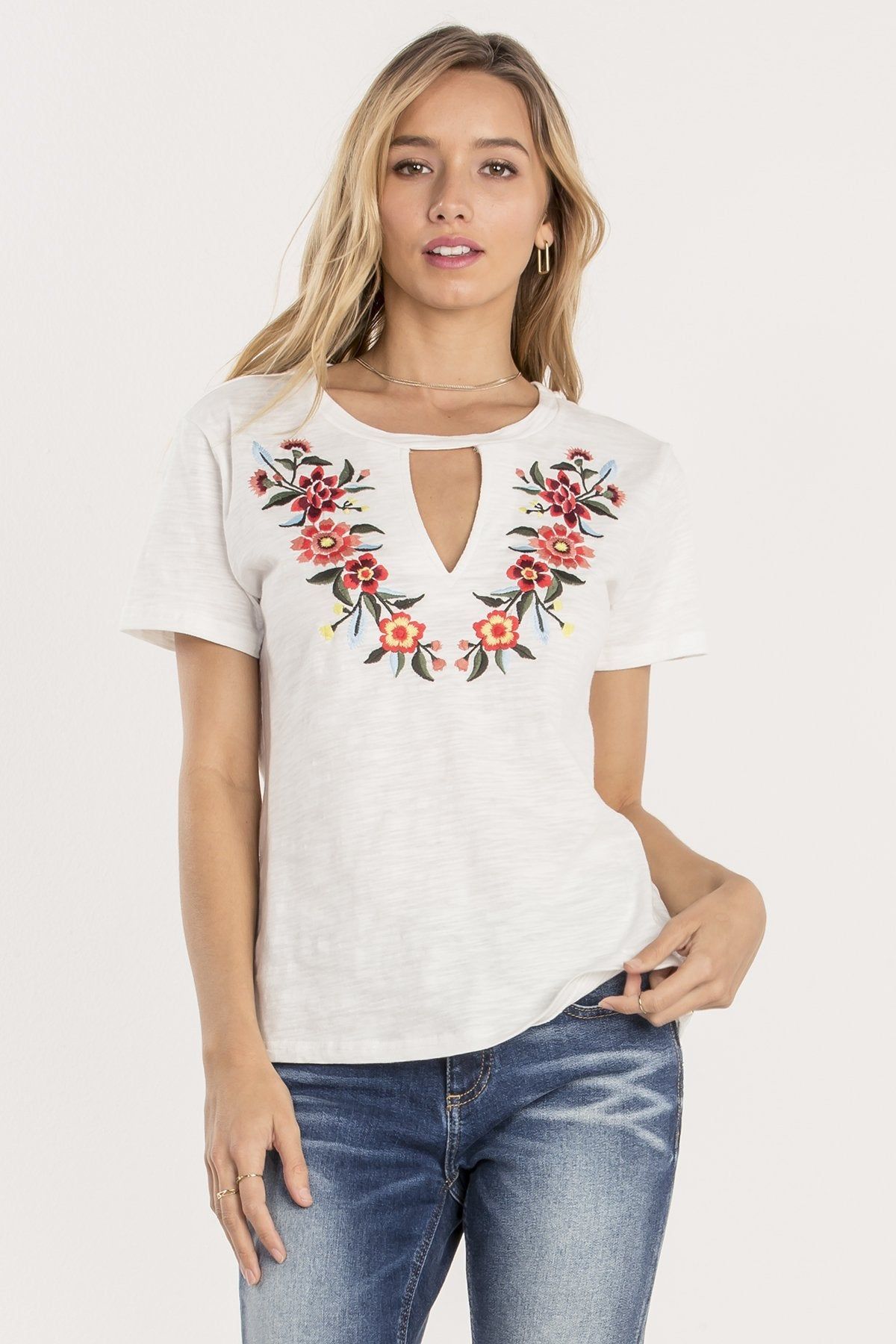 In Full Bloom Top sold by Miss Me