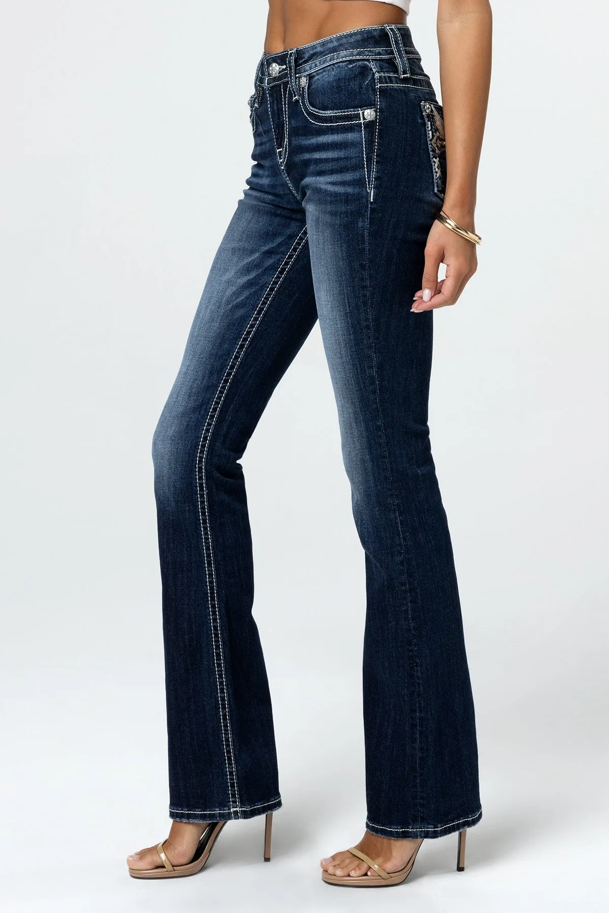 Lana Cross Bootcut Jeans sold by Miss Me product image thumbnail 4