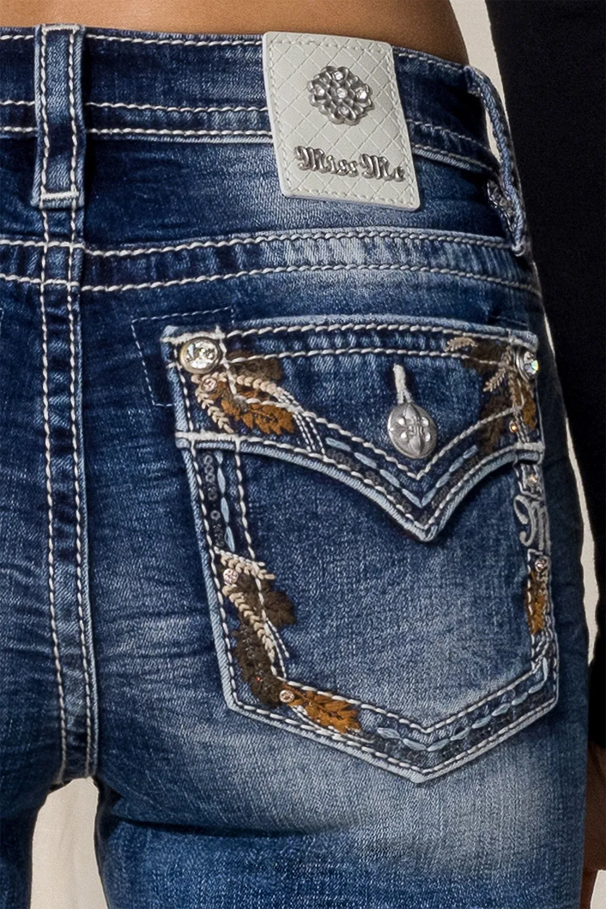 Falling Leaf Bootcut Jeans sold by Miss Me