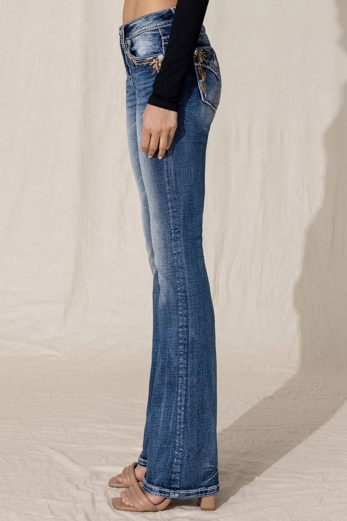 Falling Leaf Bootcut Jeans sold by Miss Me product image thumbnail 3