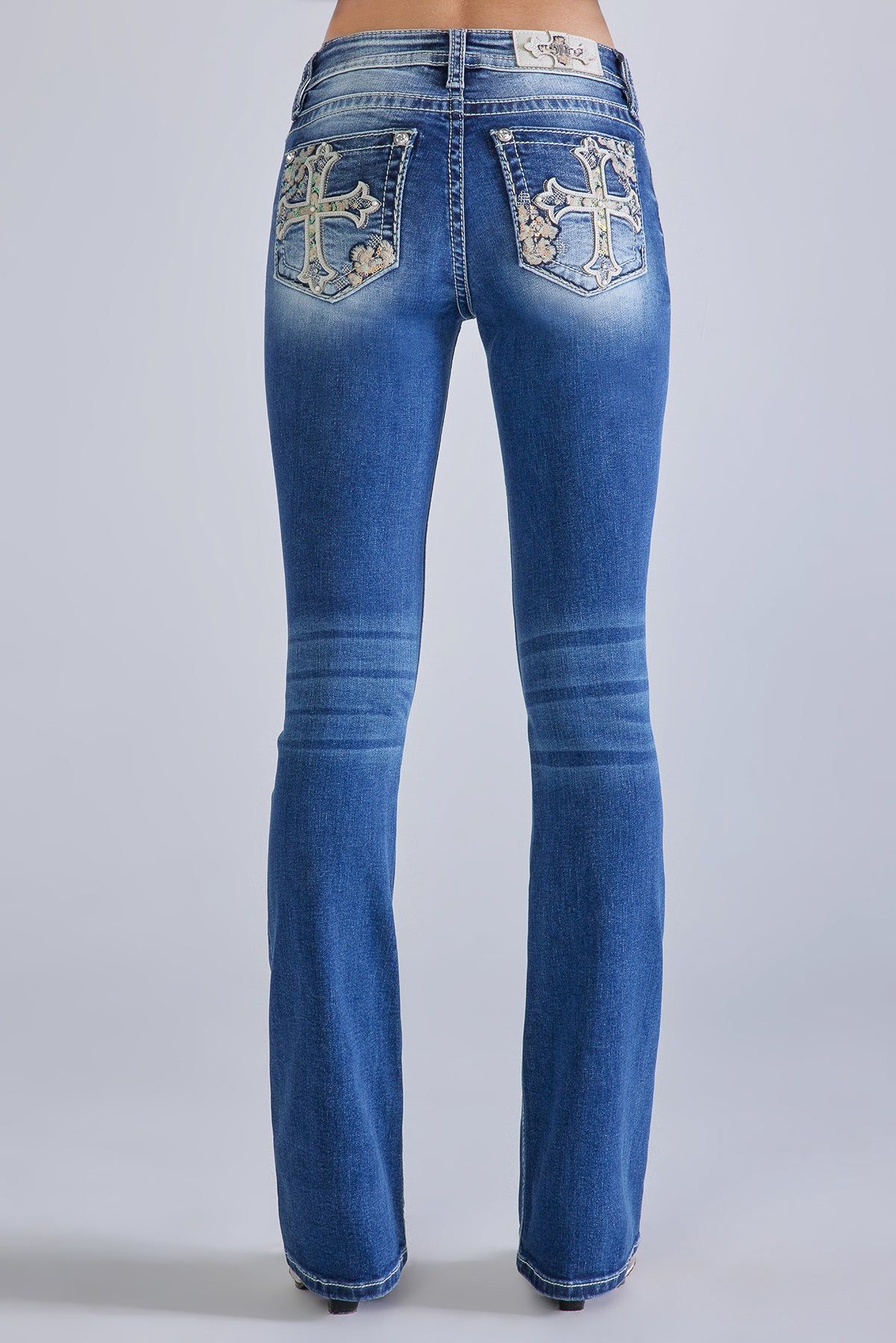 Blooming Cross Bootcut Jeans sold by Miss Me
