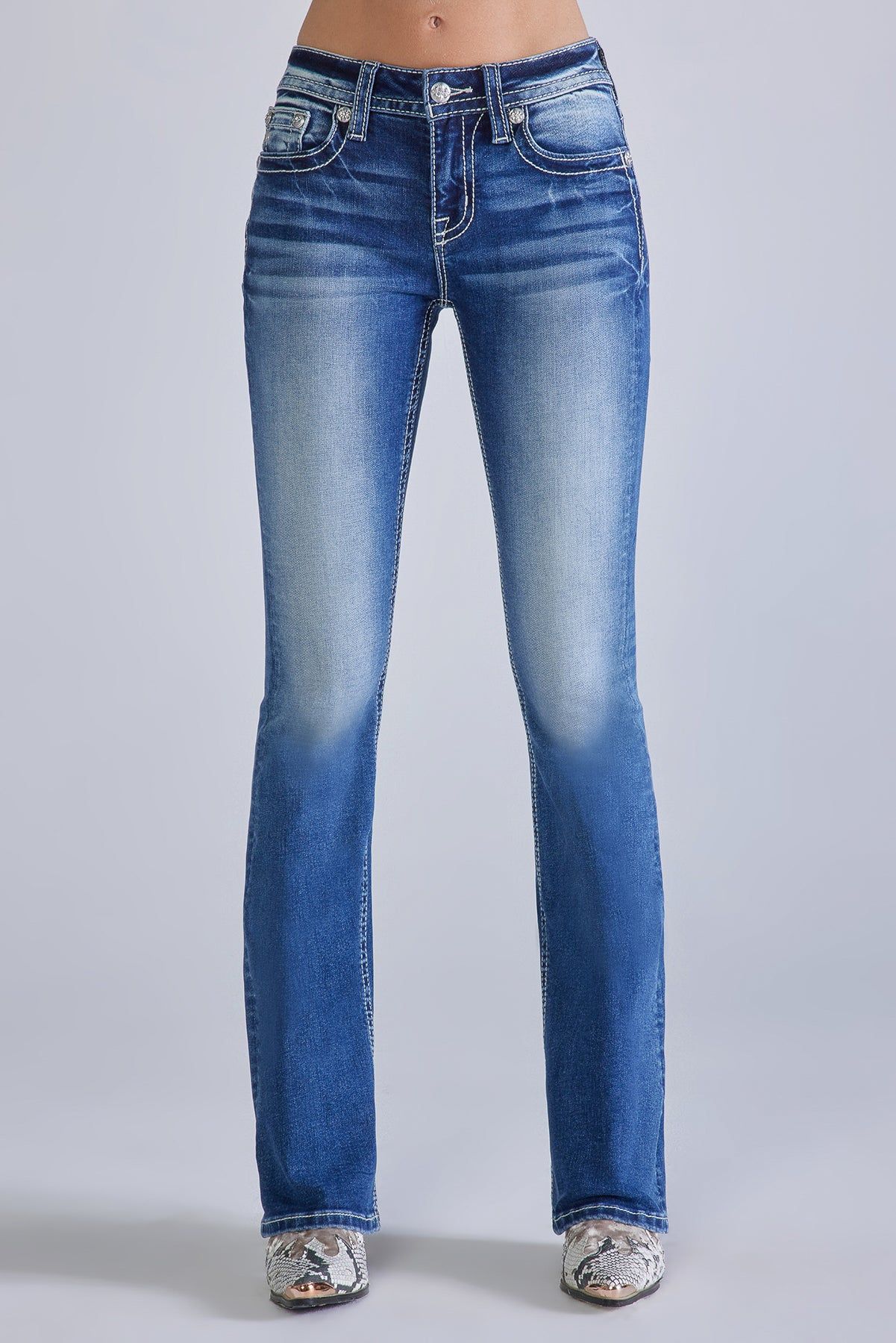 Blooming Cross Bootcut Jeans sold by Miss Me product image thumbnail 3