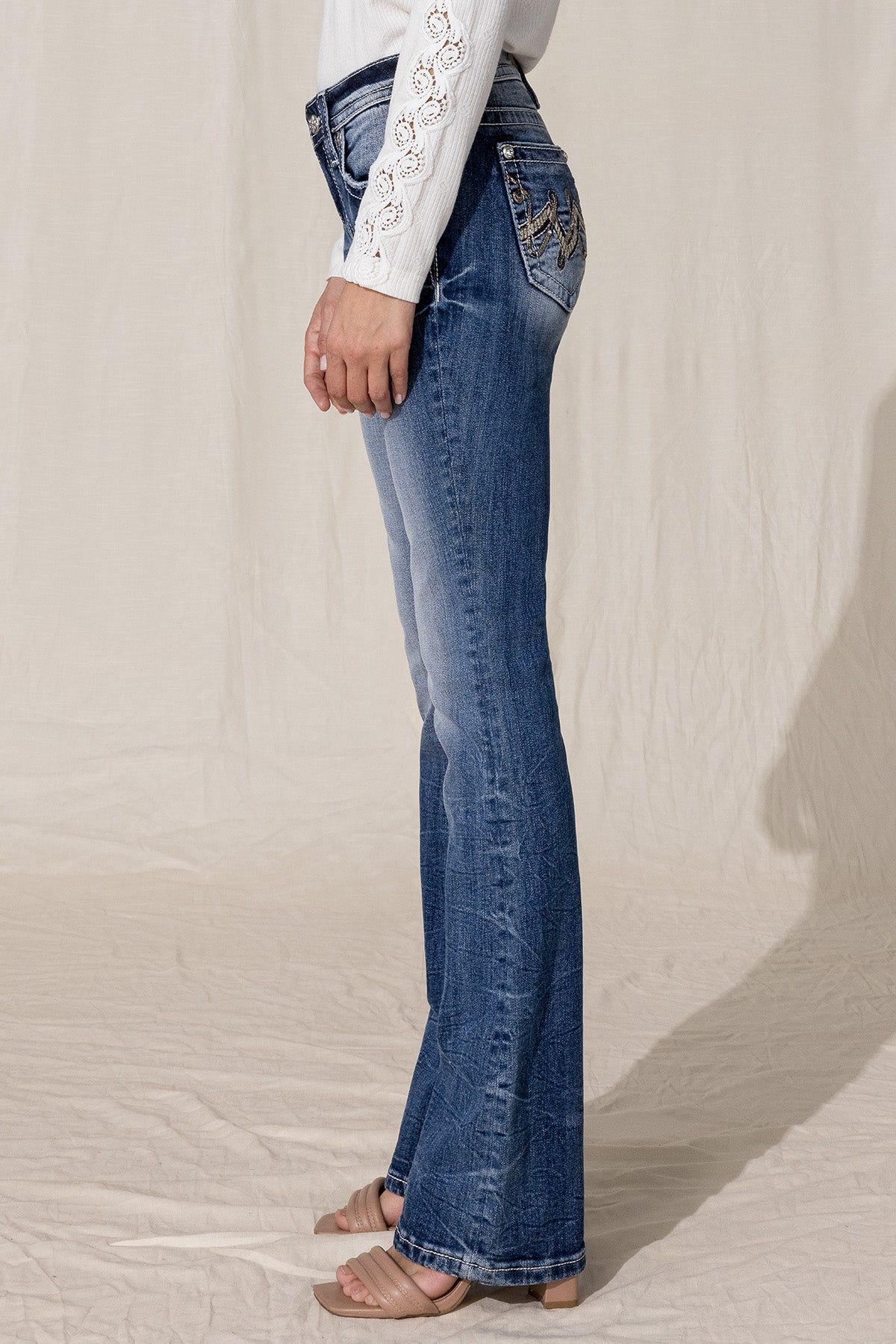 Whipped Logo Bootcut Jean sold by Miss Me product image thumbnail 3