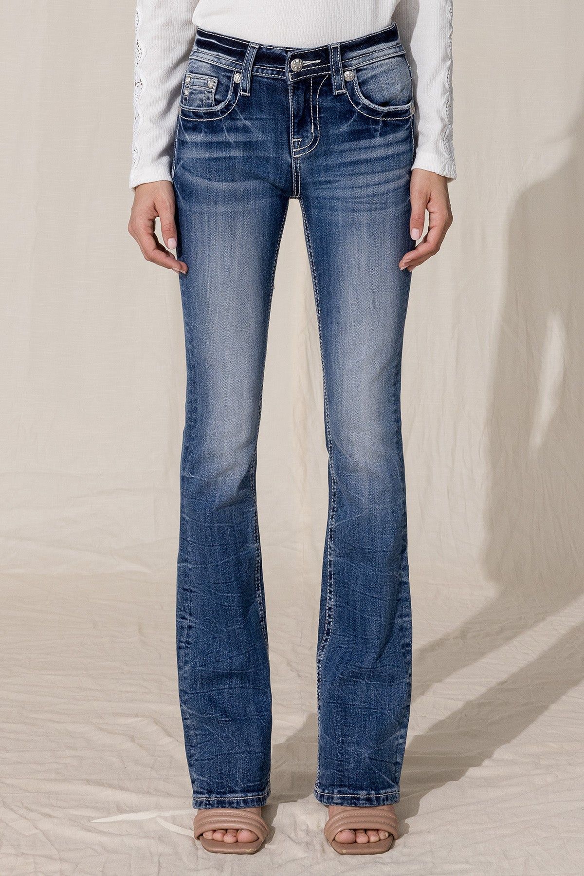 Whipped Logo Bootcut Jean sold by Miss Me product image thumbnail 2