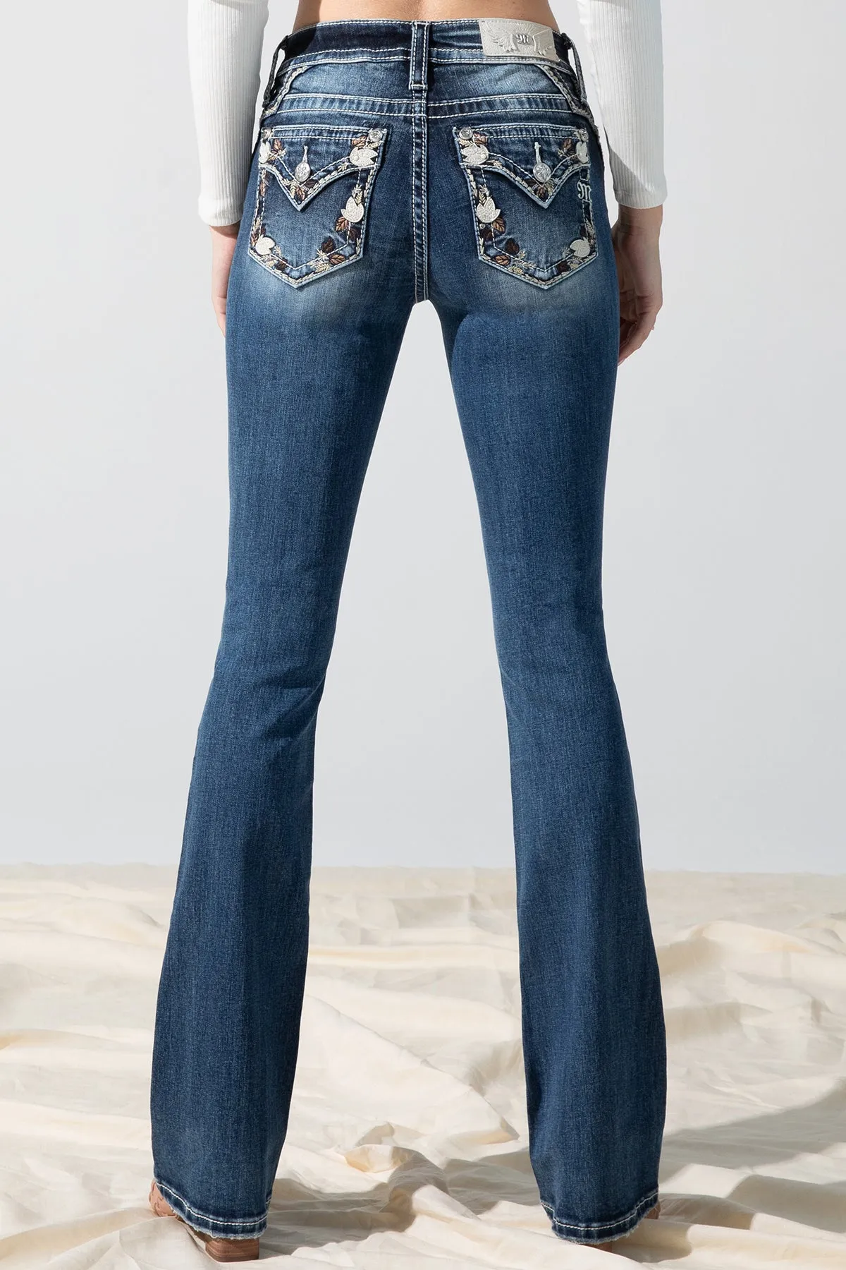 Falling Leaves Bootcut Jeans sold by Miss Me