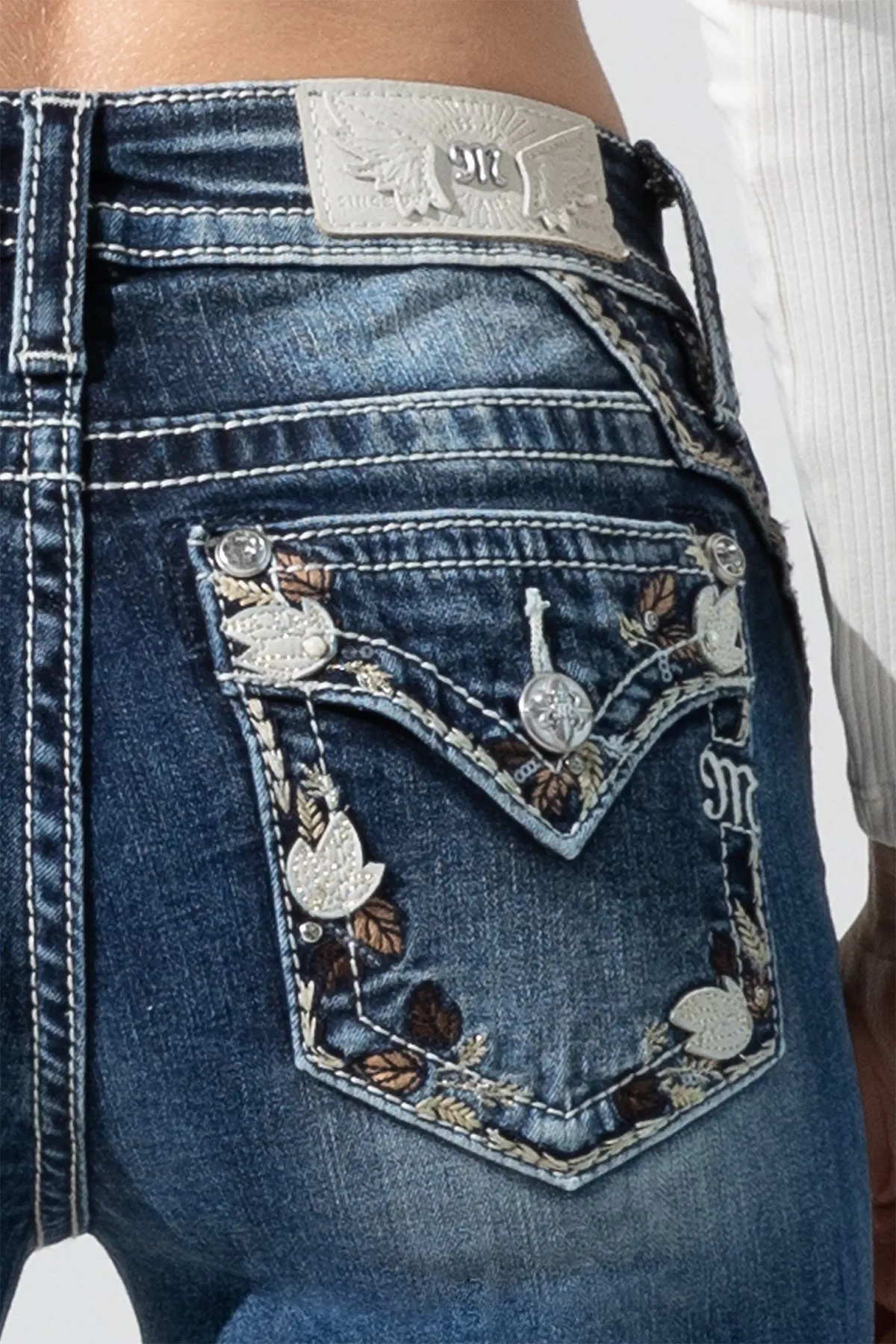 Falling Leaves Bootcut Jeans sold by Miss Me product image thumbnail 4