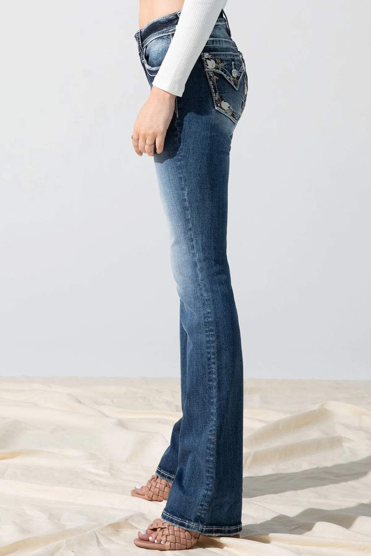 Falling Leaves Bootcut Jeans sold by Miss Me product image thumbnail 3