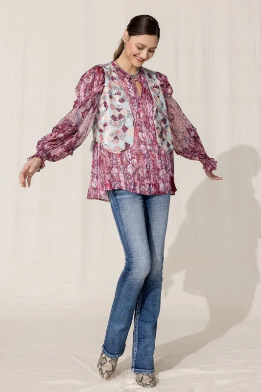 Sequin Vest sold by Miss Me