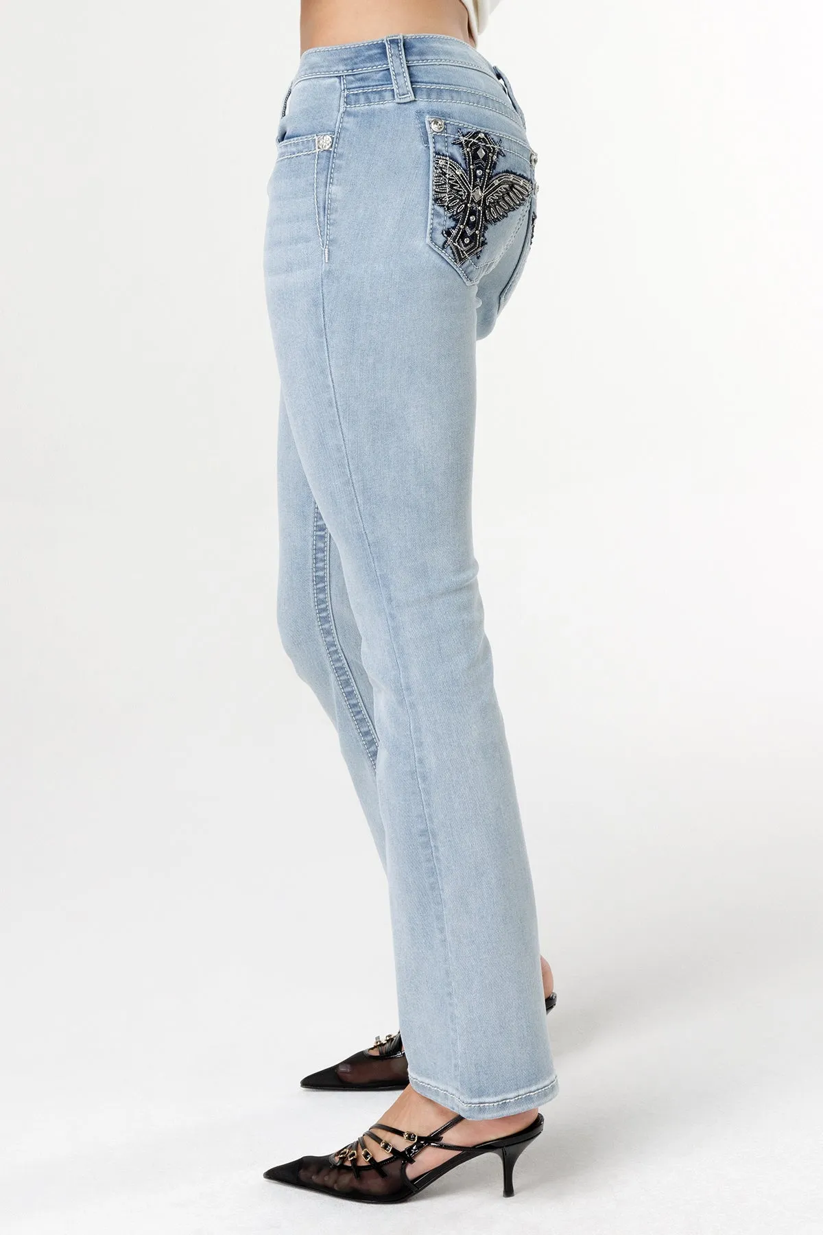 Ethereal Wings Bootcut Jeans sold by Miss Me product image thumbnail 4